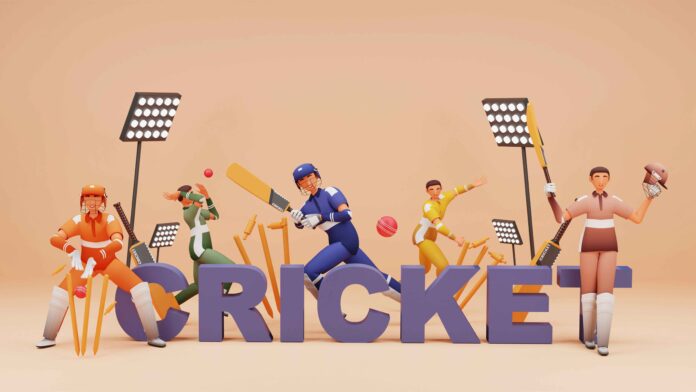 Cricketer-players-poses-stadium-lights