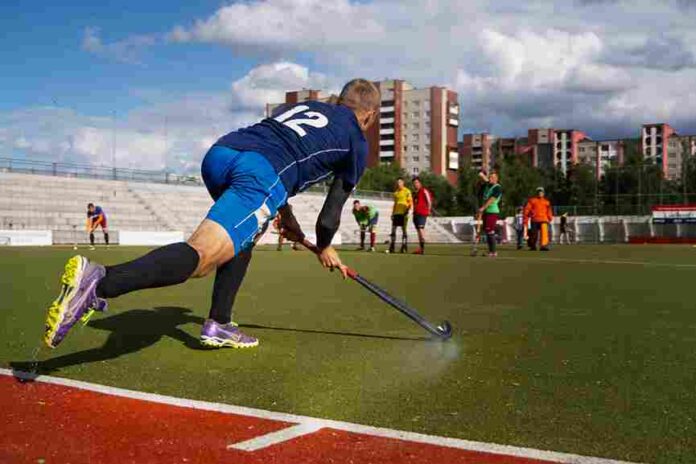 field hockey player